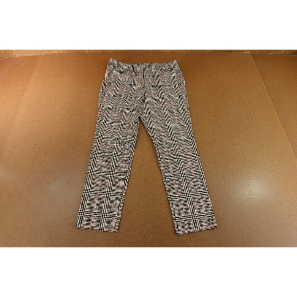 Old Navy Womens Petite 6 Plaid High-Waisted Pixie Skinny Ankle Pants New